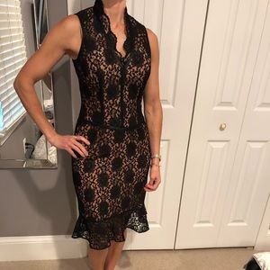 Laundry lace bodycon dress